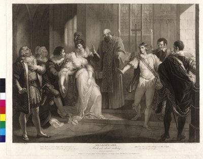 Scenografia per William Shakespeare: Molto rumore per nulla da William Hamilton