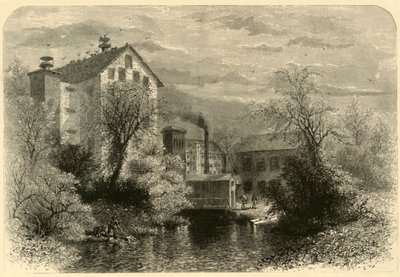 Mulini sul fiume Blackstone, 1872 da William Hamilton Gibson