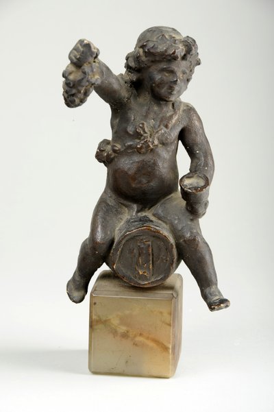 Cherubino su una botte di vino da William Hamo Thornycroft
