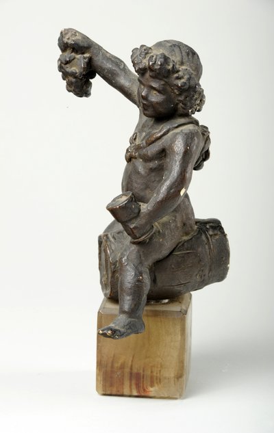 Cherubino su una botte di vino da William Hamo Thornycroft