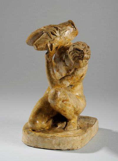 Maquette per una statuetta di una donna che lava da William Hamo Thornycroft