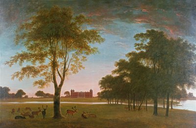 Osterley House e Parco al tramonto da William Hannan