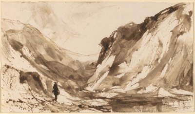 Valle Profonda in Paesaggio Montuoso da William Hart