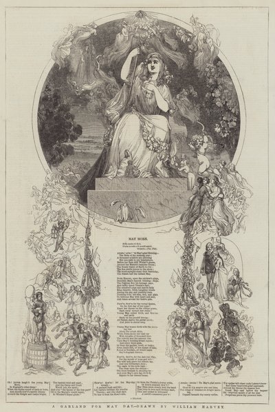 Una ghirlanda per il Primo Maggio da William Harvey