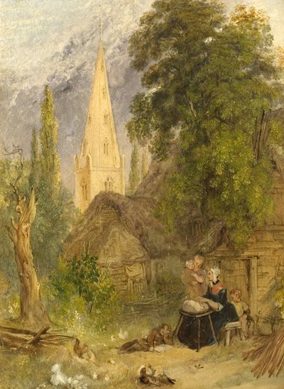 Cottage a Olney, Buckinghamshire da William Harvey