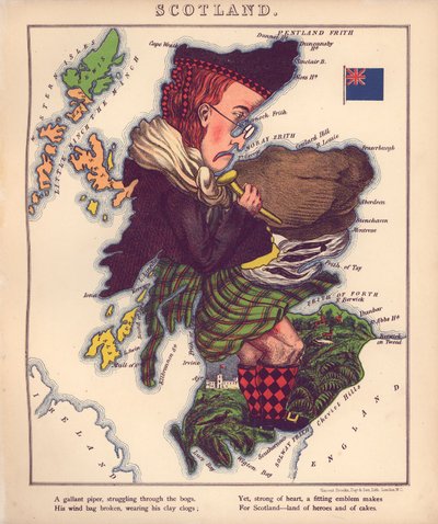 Divertimento geografico - con descrizioni umoristiche di vari paesi, con un