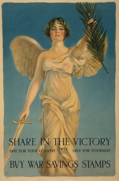 Partecipa alla Vittoria, Compra Buoni di Risparmio di Guerra, poster della Prima Guerra Mondiale, 1918 da William Haskell Coffin