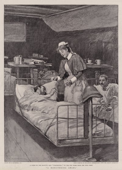 Un angelo soccorritore da William Hatherell