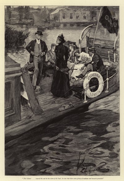 In barca sul Tamigi da William Hatherell