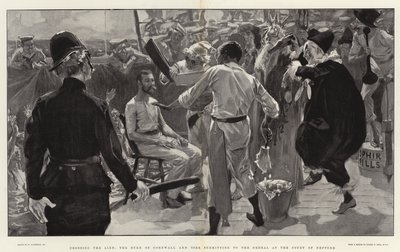 Attraversamento della linea, il Duca di Cornovaglia e York che si sottomette alla prova alla corte di Nettuno da William Hatherell