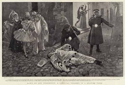 Alba del Mercoledì delle Ceneri, una tragedia di Carnevale in una città spagnola da William Hatherell