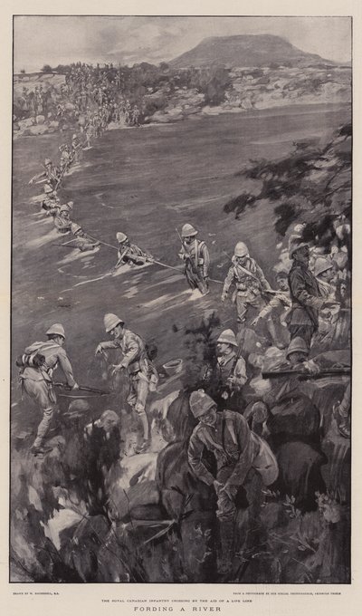 Attraversamento di un fiume da William Hatherell
