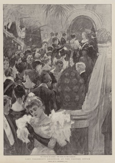 Ricevimento di Lady Salisbury al Ministero degli Esteri da William Hatherell