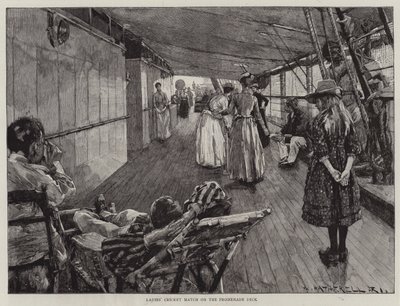 Vita in mare su un transatlantico australiano da William Hatherell