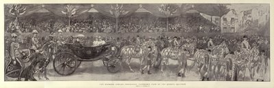 Il corteo del Giubileo di Diamante, vista panoramica dell