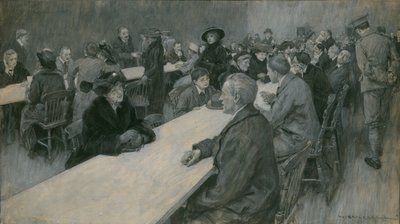 Il nemico in Inghilterra: giorno di visita al campo di internamento vicino a Londra da William Hatherell