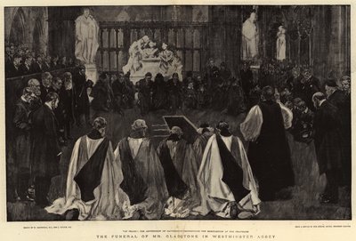 Il funerale di Mr Gladstone nell