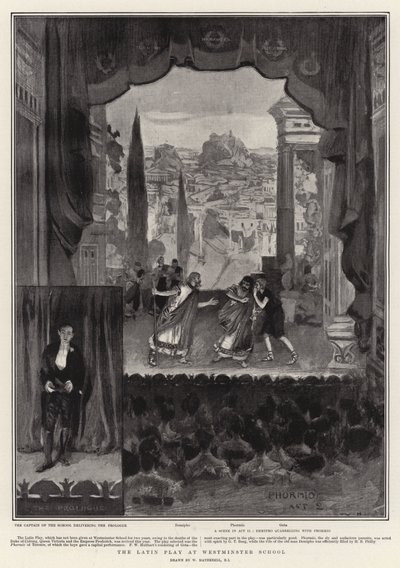 La commedia latina alla Westminster School da William Hatherell