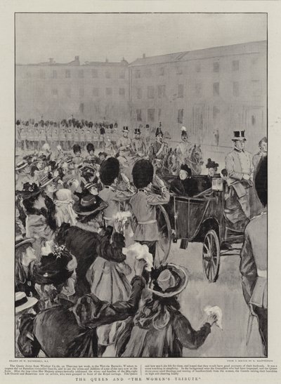 La Regina e il Tributo delle Donne da William Hatherell