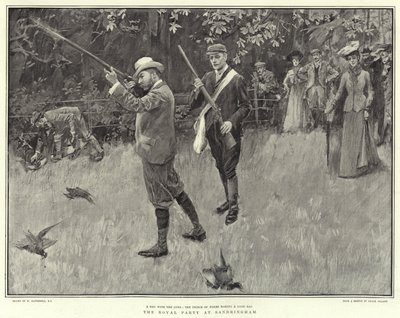 Il gruppo reale a Sandringham da William Hatherell