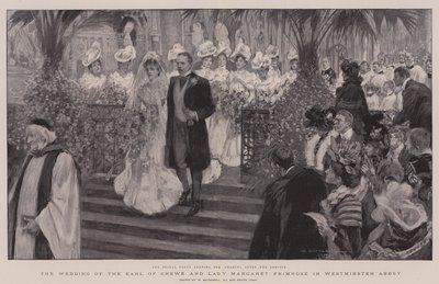 Il matrimonio del conte di Crewe e Lady Margaret Primrose nell
