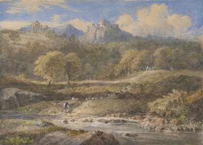 Licenza, vicino a Roma: Villa di Orazio, ca. 1828-29 da William Havell