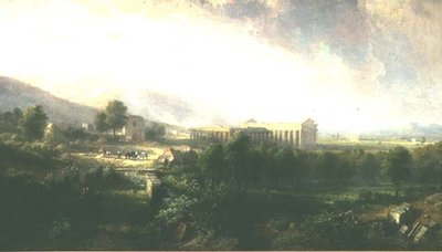 Paestum, Campania da William Havell