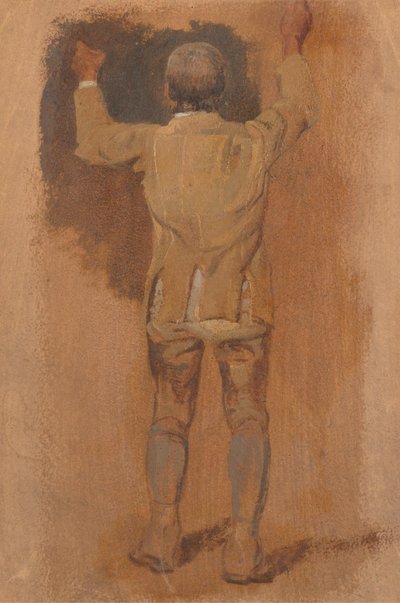 Studio di un groom, visto da dietro da William Havell