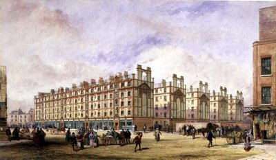 Abitazioni degli artigiani, Petticoat Square, Londra da William Haywood