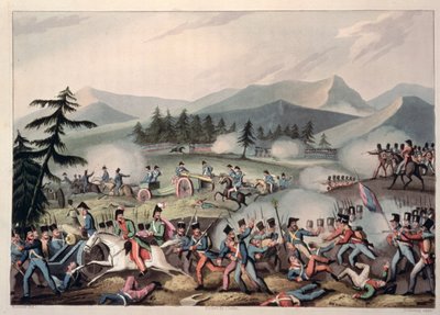 Battaglia di Barrosa, 5 marzo 1811, incisa da I. Clarke, acquaforte di M. Dubourg, 1811 da William Heath
