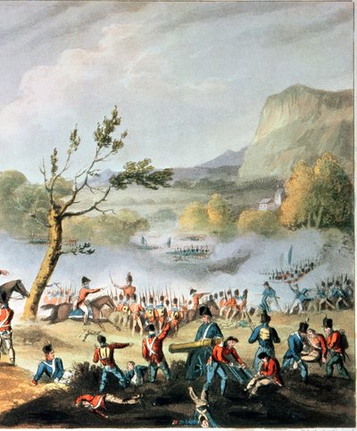 Battaglia di Maida, 4 luglio 1806, inciso da Thomas Sutherland (dettaglio) da William Heath