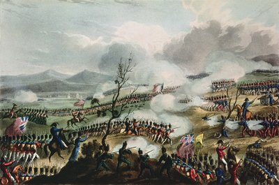 Battaglia di Nivelle, 10 novembre 1813, incisa da Thomas Sutherland, 1813 da William Heath