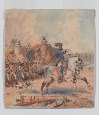Clive a Plassey (1757), circa 1821 da William Heath