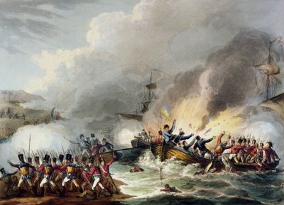Sbarco delle truppe britanniche in Egitto, marzo 1801, da 