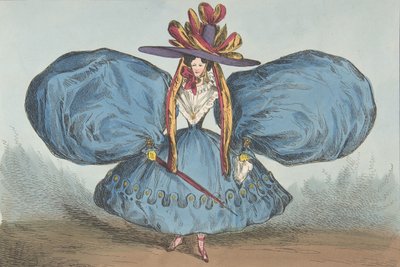 Stranezze moderne di P. Pry Esq., Piatto 1: Le maniche curiosamente tagliate da William Heath