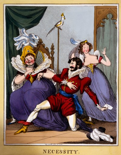 Necessità, c.1818 da William Heath