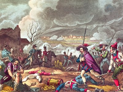 La Battaglia di Tolosa, 10 aprile 1814, inciso da J.C.Stadler da William Heath