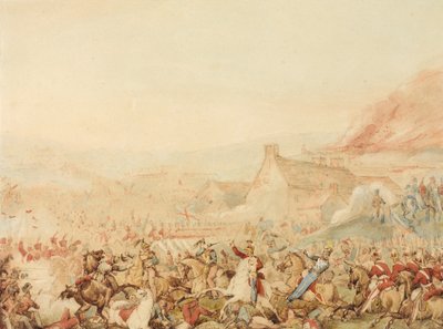La battaglia di Waterloo, 1815, c.1818 da William Heath