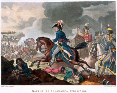 Il Duca di Wellington (1769-1852) alla Battaglia di Salamanca, 22 luglio 1812, 1818 da William Heath