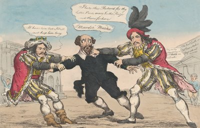 I rivali Richards, o Shakespeare in pericolo, 18 maggio 1814 da William Heath