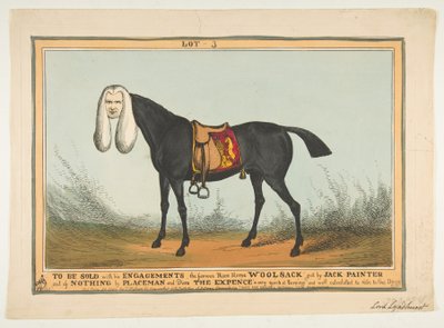 In Vendita con Tutti i Suoi Impegni - Il Famoso Cavallo da Corsa Woolsack da William Heath