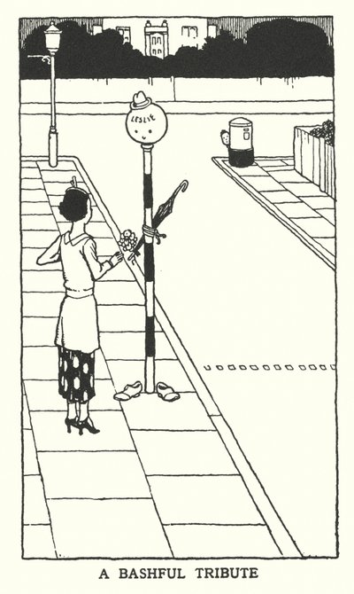 Un tributo timido (litografia) da William Heath Robinson