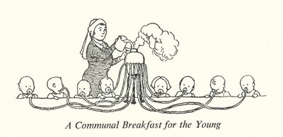 Una colazione comune per i giovani da William Heath Robinson