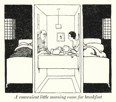 Una comoda saletta per la colazione da William Heath Robinson