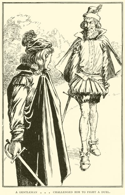 Un gentiluomo? lo sfidò a duello da William Heath Robinson