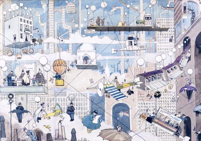 Vita aerea da William Heath Robinson