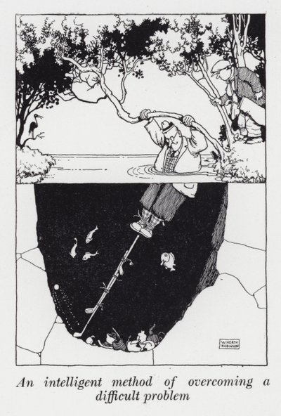 Un metodo intelligente per superare un problema difficile da William Heath Robinson