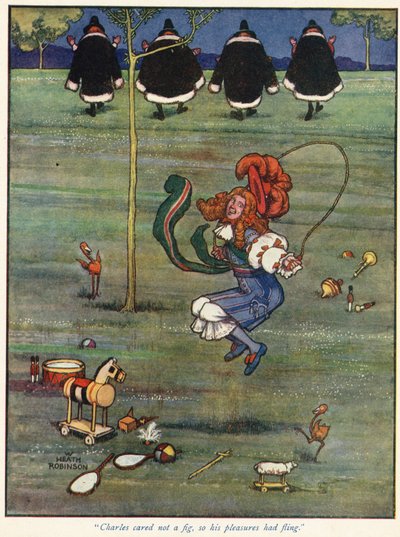 Carlo Non Si Preoccupava di Nulla, Così i Suoi Piaceri Avevano Spazio da William Heath Robinson