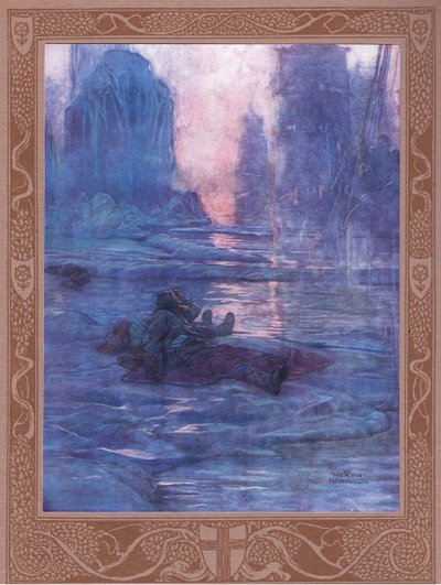 Seguiteci - stiamo aspettando sui sentieri che abbiamo perso. Per i suoni di molti passi, per il calpestio di una folla. da William Heath Robinson