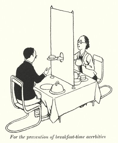 Per prevenire le acidità durante la colazione da William Heath Robinson